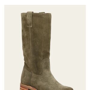 Frye - Campus12R Olive Suede Boots - sz 7
